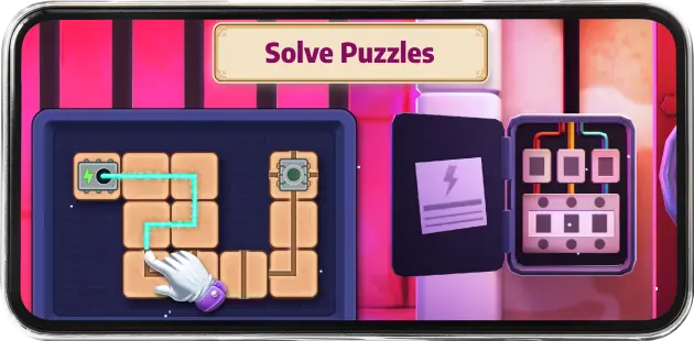 Solve puzzles